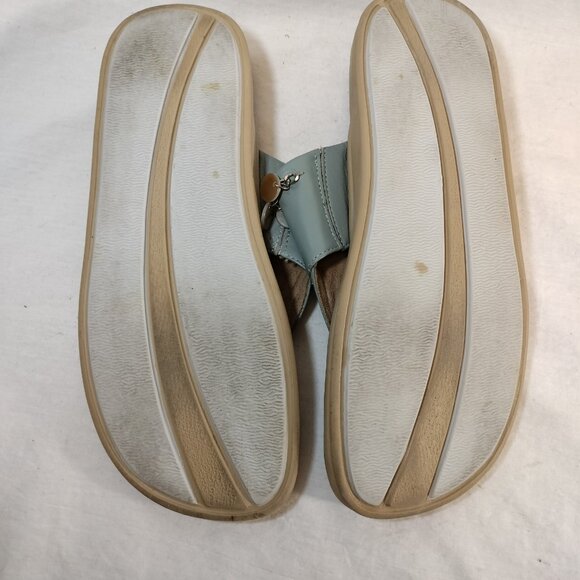 Birkenstock Leather Thong Sandals with silver charms - Picture 6 of 7